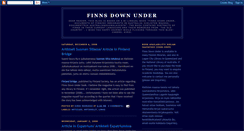 Desktop Screenshot of finnsdownunder.blogspot.com