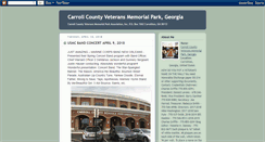 Desktop Screenshot of carrollcountyveteransmemorialpark.blogspot.com