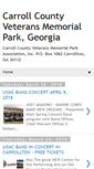 Mobile Screenshot of carrollcountyveteransmemorialpark.blogspot.com