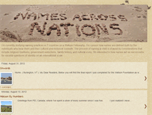 Tablet Screenshot of namesacrossnations.blogspot.com