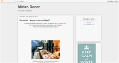 Desktop Screenshot of miriandecor.blogspot.com