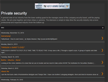 Tablet Screenshot of keeven-privatesecurity.blogspot.com