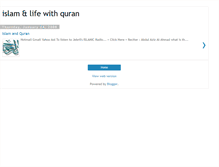 Tablet Screenshot of islam-n-quran.blogspot.com