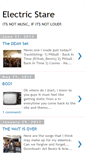 Mobile Screenshot of electricstare.blogspot.com