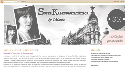 Desktop Screenshot of kalifragilisticosinsuper.blogspot.com