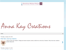 Tablet Screenshot of annakaycreations.blogspot.com