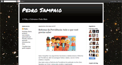 Desktop Screenshot of pedro-sampaio.blogspot.com