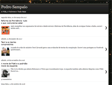 Tablet Screenshot of pedro-sampaio.blogspot.com