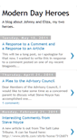 Mobile Screenshot of moderndayheroes-dietzfam06.blogspot.com