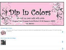 Tablet Screenshot of dipincolors.blogspot.com