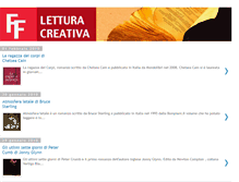 Tablet Screenshot of lettura-creativa.blogspot.com