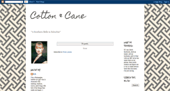 Desktop Screenshot of cottonandcane.blogspot.com