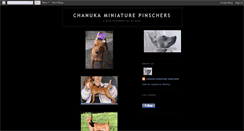 Desktop Screenshot of chanukaminiaturepinschers.blogspot.com