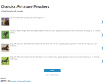 Tablet Screenshot of chanukaminiaturepinschers.blogspot.com