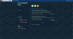 Desktop Screenshot of clubpenguinsblogbtthomsawyer.blogspot.com