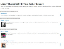 Tablet Screenshot of legacyphotographybytara.blogspot.com