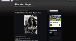 Desktop Screenshot of abandonhopesp.blogspot.com
