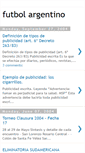 Mobile Screenshot of futboldeargentinos.blogspot.com