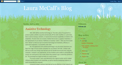 Desktop Screenshot of lauramccallsblog.blogspot.com