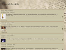 Tablet Screenshot of elblogdelenitita.blogspot.com