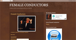 Desktop Screenshot of femaleconductors.blogspot.com