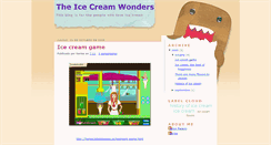 Desktop Screenshot of icecreamwonders.blogspot.com