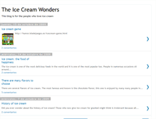 Tablet Screenshot of icecreamwonders.blogspot.com