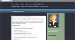 Desktop Screenshot of insurance-by-katie.blogspot.com