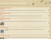 Tablet Screenshot of insurance-by-katie.blogspot.com