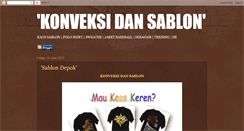 Desktop Screenshot of konveksi-sabloon.blogspot.com