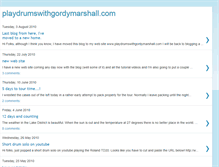 Tablet Screenshot of gordymarshall.blogspot.com