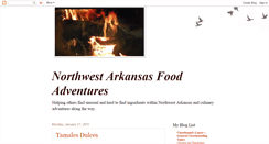 Desktop Screenshot of northwestarkansasfoodadventures.blogspot.com