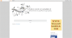 Desktop Screenshot of gilliangamble.blogspot.com