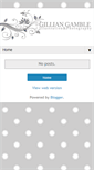 Mobile Screenshot of gilliangamble.blogspot.com