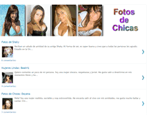 Tablet Screenshot of chicas-venezolanas.blogspot.com
