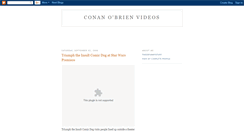 Desktop Screenshot of conanobrienvideos.blogspot.com