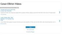 Tablet Screenshot of conanobrienvideos.blogspot.com