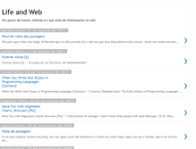 Tablet Screenshot of lifeandweb.blogspot.com