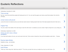 Tablet Screenshot of esotericreflections.blogspot.com