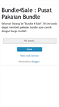 Mobile Screenshot of bundle4sale.blogspot.com