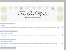 Tablet Screenshot of fashionmista.blogspot.com