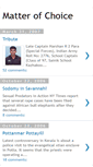 Mobile Screenshot of matterofchoice.blogspot.com