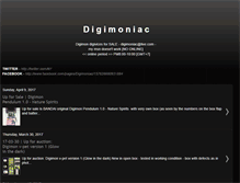 Tablet Screenshot of digimoniac.blogspot.com