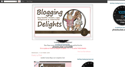 Desktop Screenshot of bloggingdelights.blogspot.com