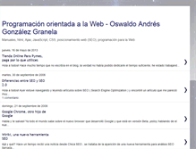 Tablet Screenshot of programacion-orientada-web.blogspot.com