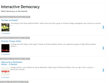 Tablet Screenshot of interactivedemocracy.blogspot.com