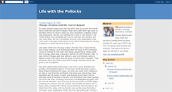 Desktop Screenshot of lifewiththepollocks.blogspot.com