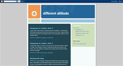 Desktop Screenshot of differentaltitude.blogspot.com
