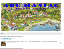 Tablet Screenshot of aoe-maniac.blogspot.com