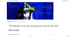 Desktop Screenshot of cocinamarroqui.blogspot.com